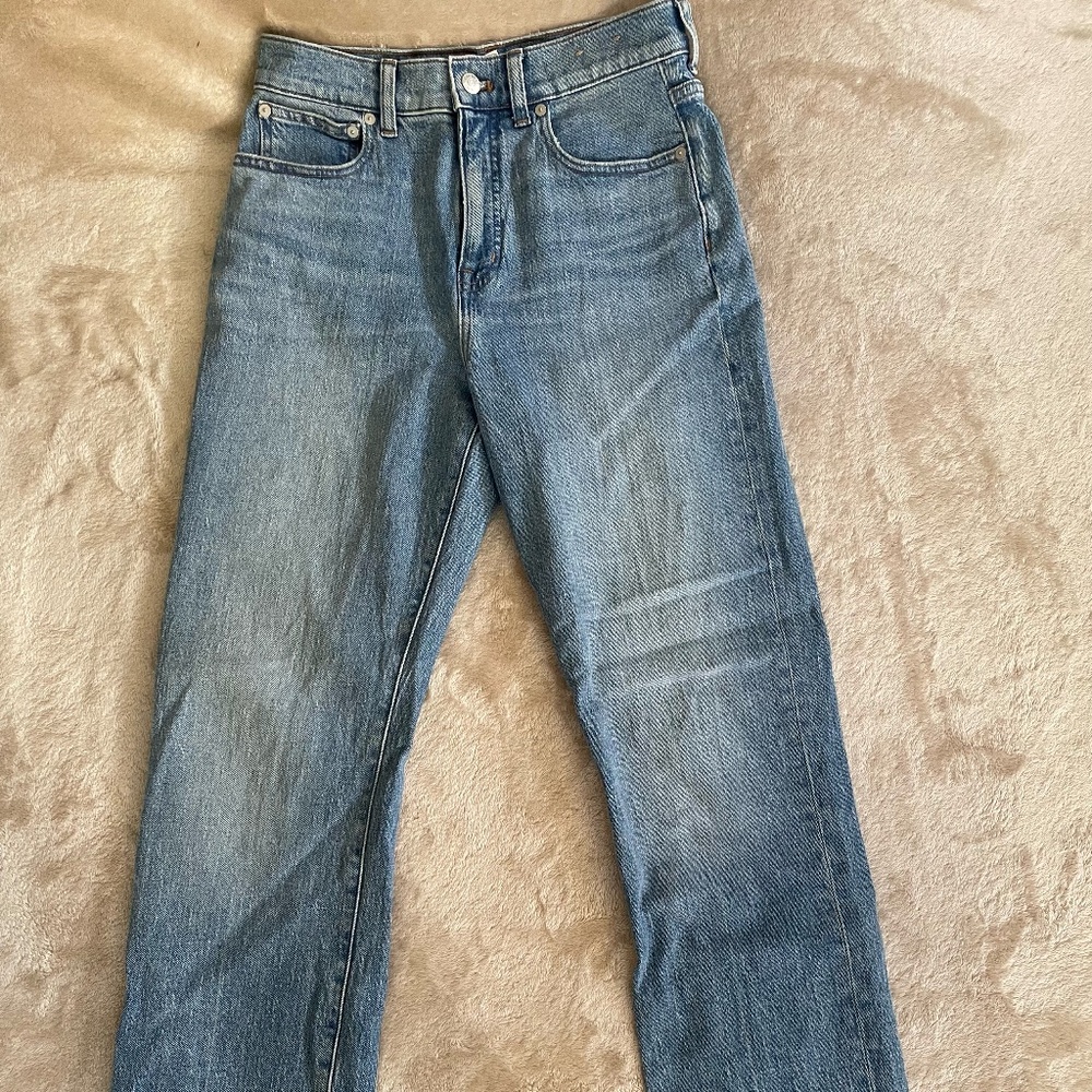Madewell 90's Straight leg jeans size 27